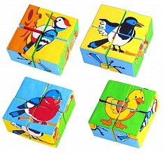 Птицы /кубики собери картинку 