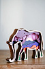 Слон деревянная 3D раскраска