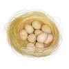 Гнездо с яйцами (10шт) под роспись