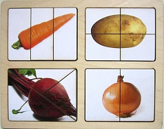 Разрезные картинки "Овощи-2"