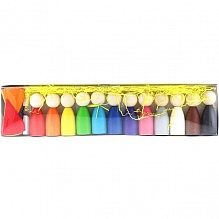 Набор "Разноцветные гномы в колпачках" 8 см (12 штук)
