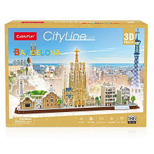 3D пазл Барселона CityLine, 186 деталей