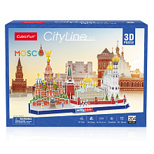 3D пазл Москва CityLine, 204 детали